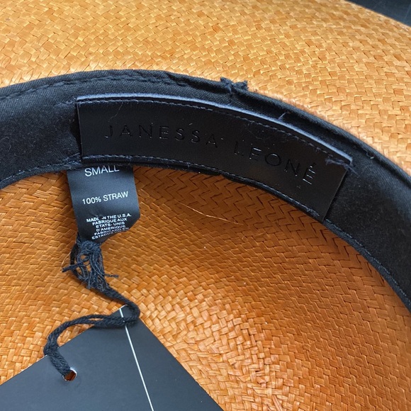 NWT Janessa Leone Panton Straw Hat - Picture 8 of 16